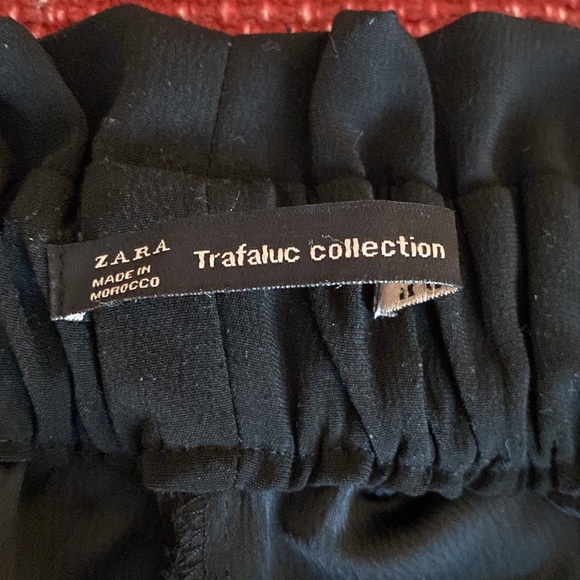 Zara Wide Leg Crop Pants - Women’s Black - Picture 5 of 7